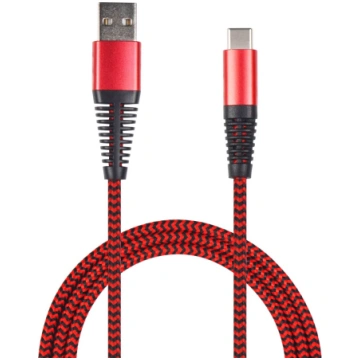 2GO USB Lade-/Datenkabel USB Type-C 3.1 Nylon 1m r