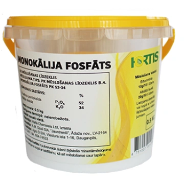 Hortis šķīstošais mēslojums Monokālija fosfāts 500