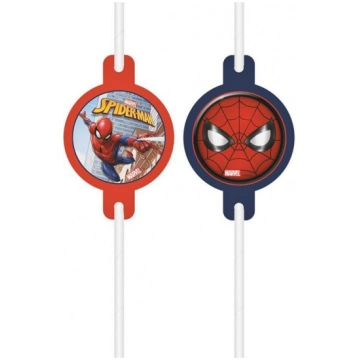 Kokteiļu salmiņi "Spiderman", 4 gab