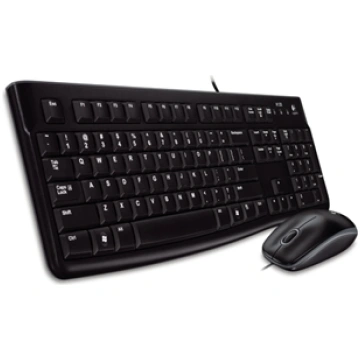 Logitech MK120 Keyboard and Mouse Eng + Rus Black 