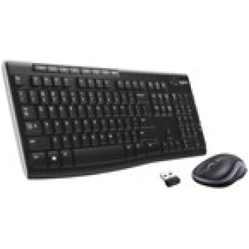 Logitech Keyboard MK270 black US/Int Layout