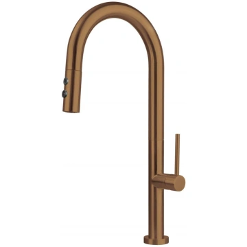 Kitchen faucet with pull-out spout - 2 streams dea