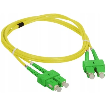 Patch cord Alantec SC/APC–SC/APC duplex vienmodes 