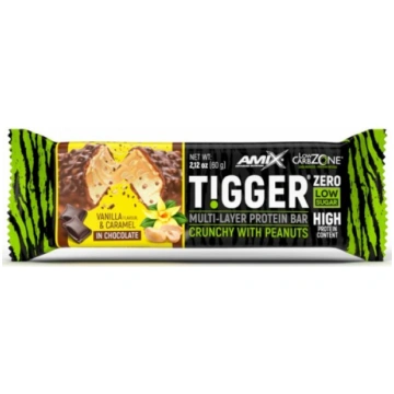 AMIX TiggerZero Multi-Layer Protein Bar 60g, Vanil