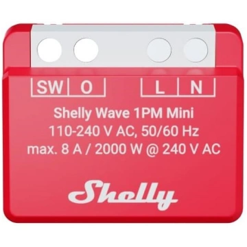 Shelly Wave 1PM Mini LR Smart Z-Wave Relay | 38002