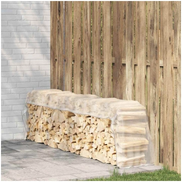 Caurspīdīgs brezents ar cilpiņām, 1x4 m, polietilē