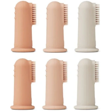 Spazzolino da denti per dito - confezione da 6 pez