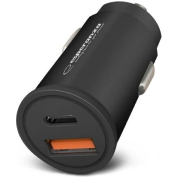 Esperanza EZC111K Auto lādētājs Type C 20W + USB Q