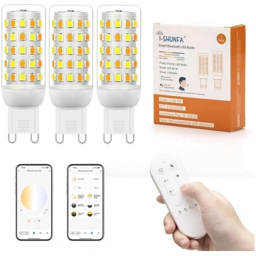 I-SHUNFA G9 LED dimmable spuldzes ar tālvadības pu
