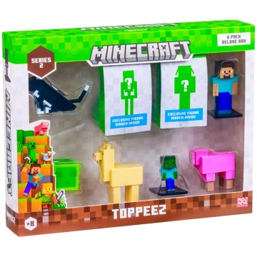 MINECRAFT S2 FIGURES - 8 PACK DELUXE BOX (ASSORTME