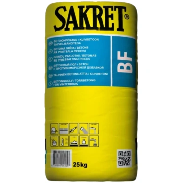 Sakret BF 25kg Betons klons C-25 ar pretsala piede