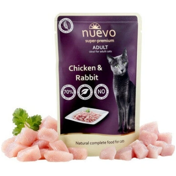 Nuevo Super-Premium Pouch Chicken Rabbit konservi 