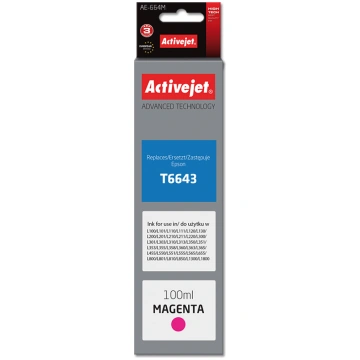 Activejet AE-664M ink bottle for Epson printer, Re