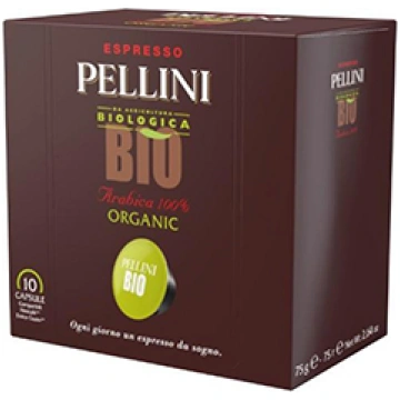 Kafijas kapsulas PELLINI BIO, 10 gab. x 7,5g (Dolc
