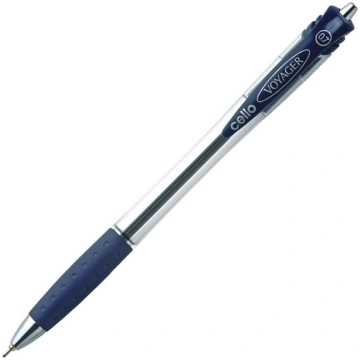 Lodīšu pildspalva Cello Voyager, 0.7mm, zila CL116