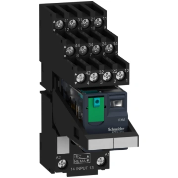 Schneider Electric pārslēdzējrelejs ar pamatni 24V
