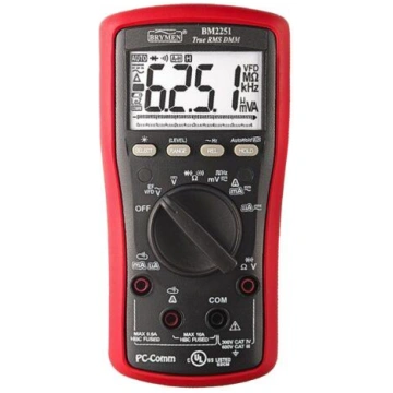 Digital multimeter | LCD | (6000) | Bargraph: 60se