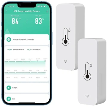 Comboss WiFi higrometra termometra sensors, bezvad