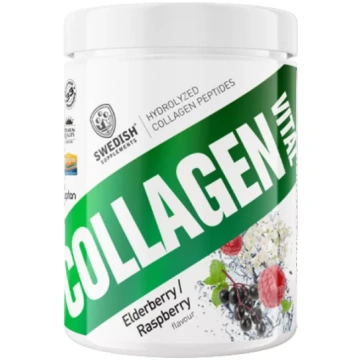 SWEDISH SUPPLEMENTS Collagen Vital Elderberry-Rasp
