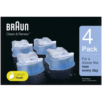BRAUN maināmas kasetnes ar tīrīšanas šķidrumu skuv