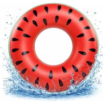 Inflatable Melon Swimming Ring Diameter 120 cm Swi