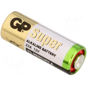 Battery: alkaline | 12V | 23A,8LR932 | Ø10x28mm | 