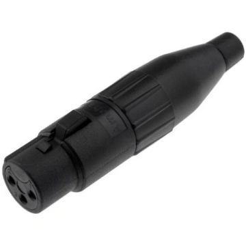 AC3FCP; Plug; XLR; female; PIN: 3; straight; for c