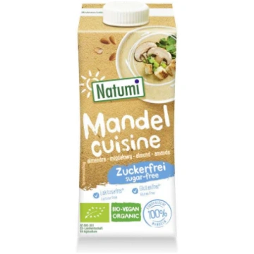 Natumi BIO mandeļu kulinārijas krēms bez cukura, 2