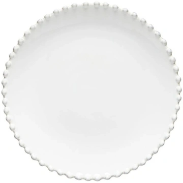 Balta keramikas deserta paplāte Costa Nova Pearl, 