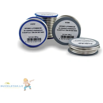 Lodalva AGAM Sn97Cu3 2.5mm,050gr./mīks/ 09251