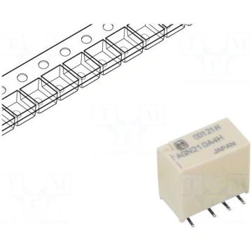 Relay: electromagnetic | DPDT | Ucoil: 4.5VDC | 1A