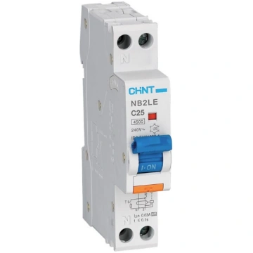 Chint kombinēts noplūdes automāts 2P C20A A-tips 3