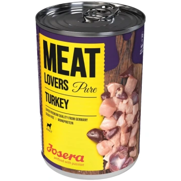 Konservi suņiem - Josera Meat Lovers Pure Turkey, 