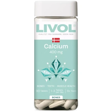 LIVOL Extra Calcium 400 mg tabletes, 90 gab