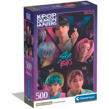 CLEMENTONI KPOP DEMON HUNTERS Puzle kompakta, 500 