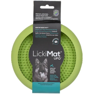 LICKIMAT - Dog Bowl Ufo Green - (645.5490) 645.549