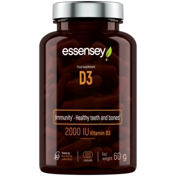 Vitamin capsules TREC ESSENSEY D3 120 capsules 215