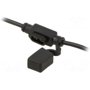 Fuse holder | 11mm | 30A | Leads: cables | 58V | W