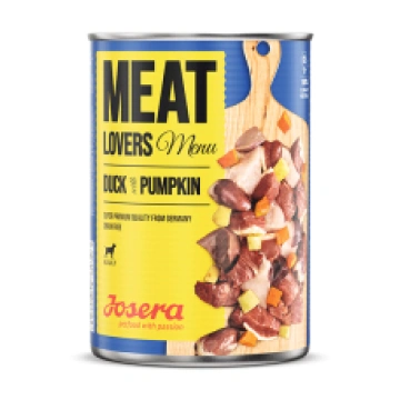 Josera Meat Lovers Menu Duck with Pumpkin konservi