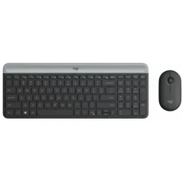 Logitech MK470 Slim bezvadu tastatūras un peles ko
