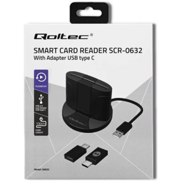 Intelligent Smart ID chip card reader SCR-0632 USB