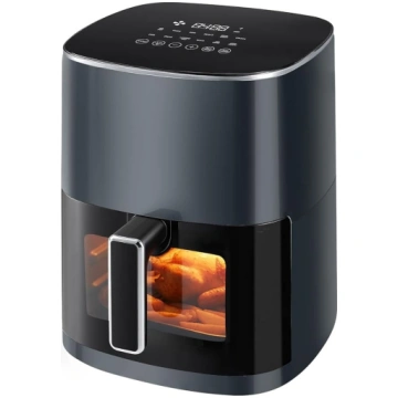 Sweetcrispy Heißluftfritteuse Airfryer 6L mit Sich