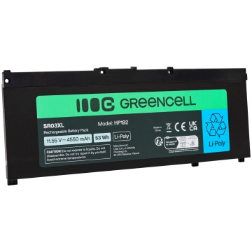 Greencell battery for HP SR03XL HP Pavilion Gaming