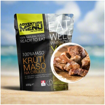100procent MEAT Turkey meat with onion Adventure M