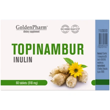 Topinambur tabletes, 60 gb