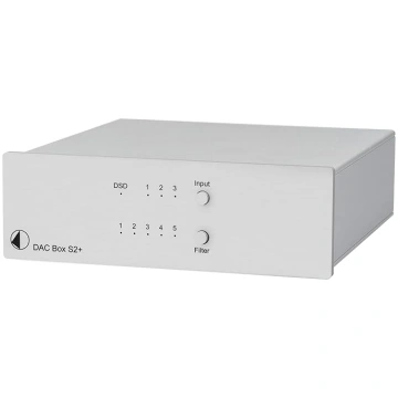 Pro-Ject DAC Box S2+ Converter DA, sudraba krāsā A