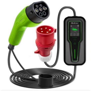 Qoltec Mobile EV charger 2-in-1, Type 2, 7kW, CEE 