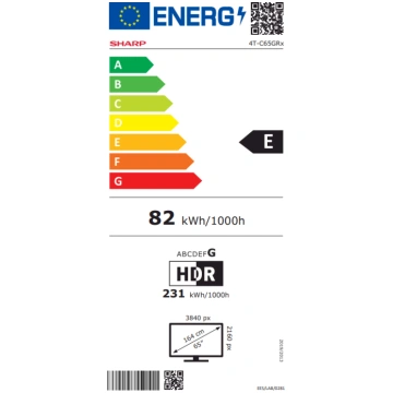Sharp 65GR8265E 65" (164cm) 4K Ultra HD QLED Smart