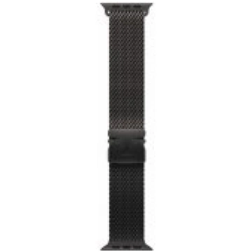 Apple 49mm Black Titanium Milanese Loop - Large Si