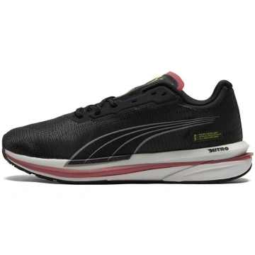 Puma Velocity Nitro WTR Melnas Baltas Rozā Sievieš